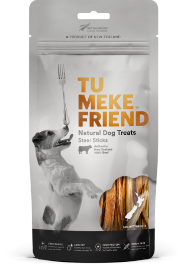 TMF Air-Dried Natural Dog Treats Steer Sticks (5-pieces)