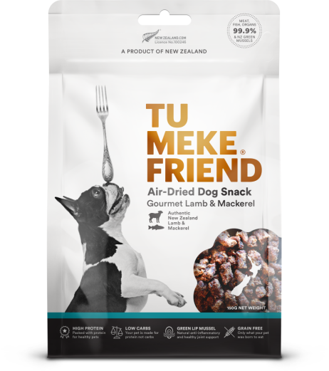 TMF Air-Dried Dog Snack Gourmet Lamb & Mackerel 150g