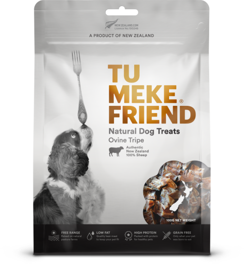 TMF Air-Dried Natural Dog Treats Ovine Tripe 100g