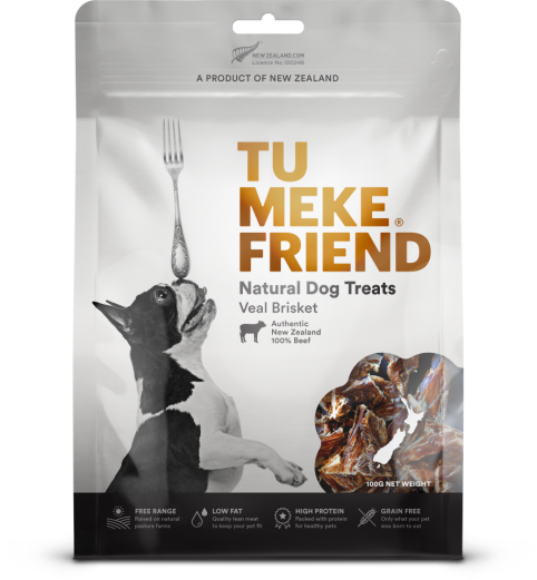 Air-Dried Natural Dog Treats Veal Brisket 100g