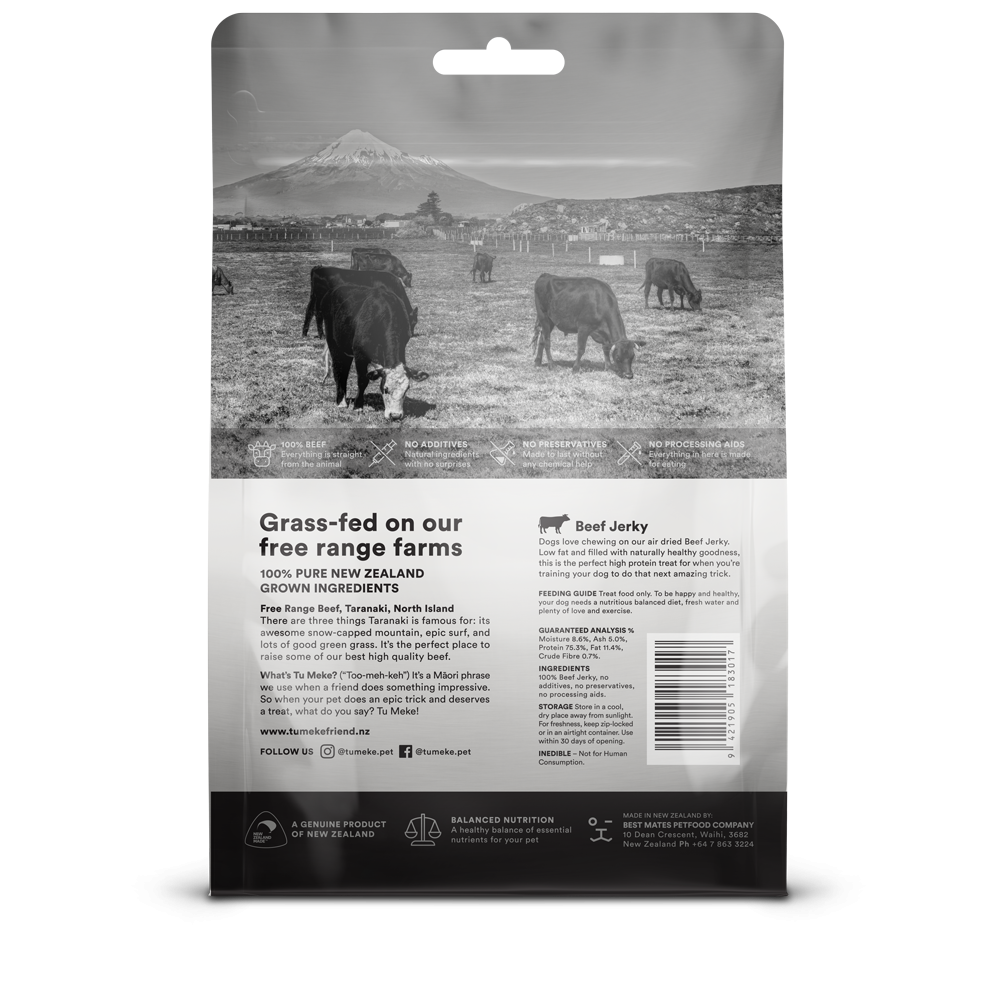 TMF Air-Dried Natural Dog Treats Beef Jerky