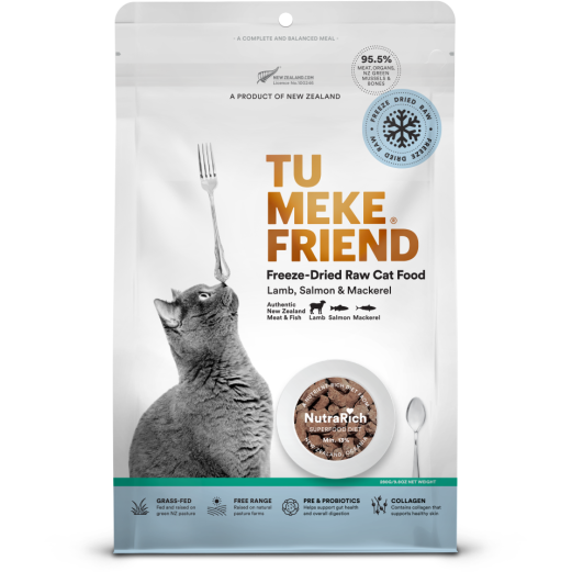 TMF Freeze-Dried Natural Cat Food Lamb, Salmon and Mackerel 280g