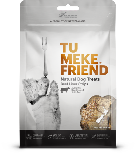 Air-Dried Natural Dog Treats Beef Liver 100g