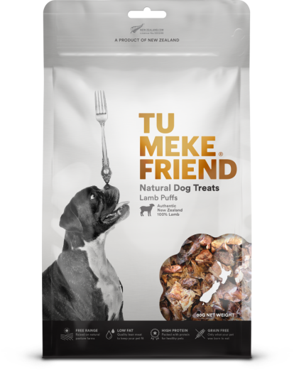 TMF Air-Dried Natural Dog Treats Lamb Puffs 80g