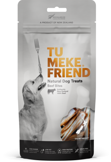 TMF Air-Dried Natural Dog Treats Beef Bites 50g